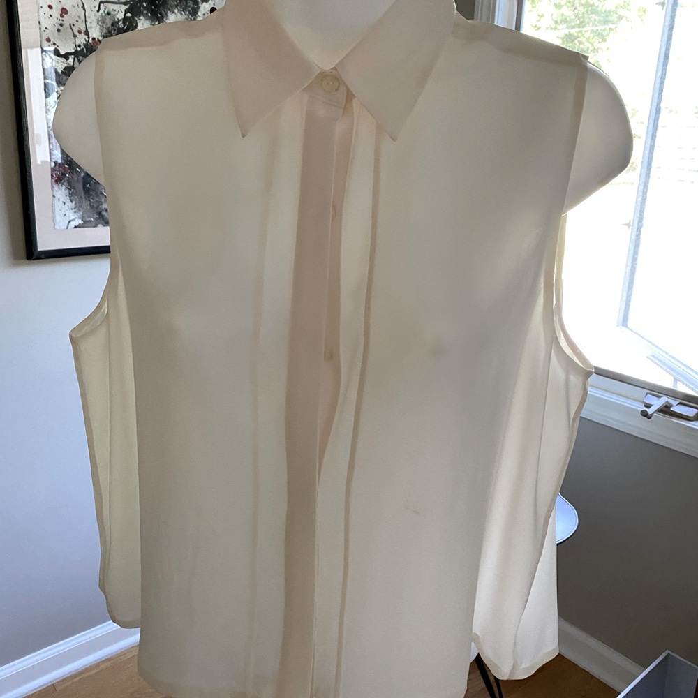 VINCE SLEEVELESS BLOUSE